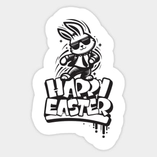 Hip Hop Happy Easter Hype Sticker